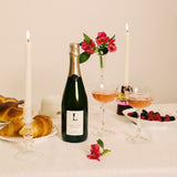 Champagne Rosé Premier Cru -  Laurianne Lejour sur table